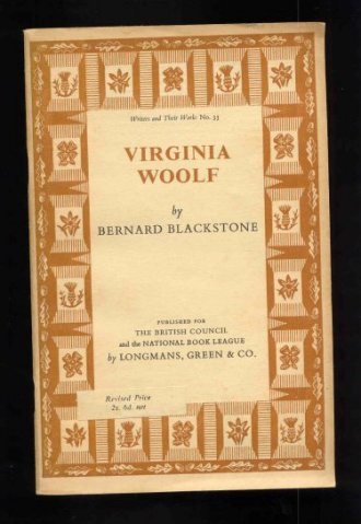 Image for Virginia Woolf. Writers and Their Work : No. 33.