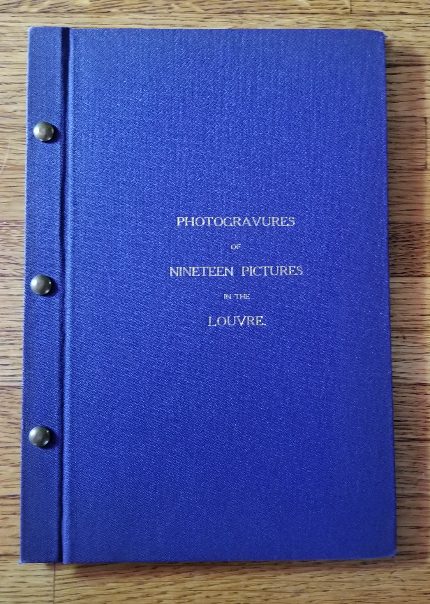 Image for Photogravures of Nineteen Pictures in the Louvre