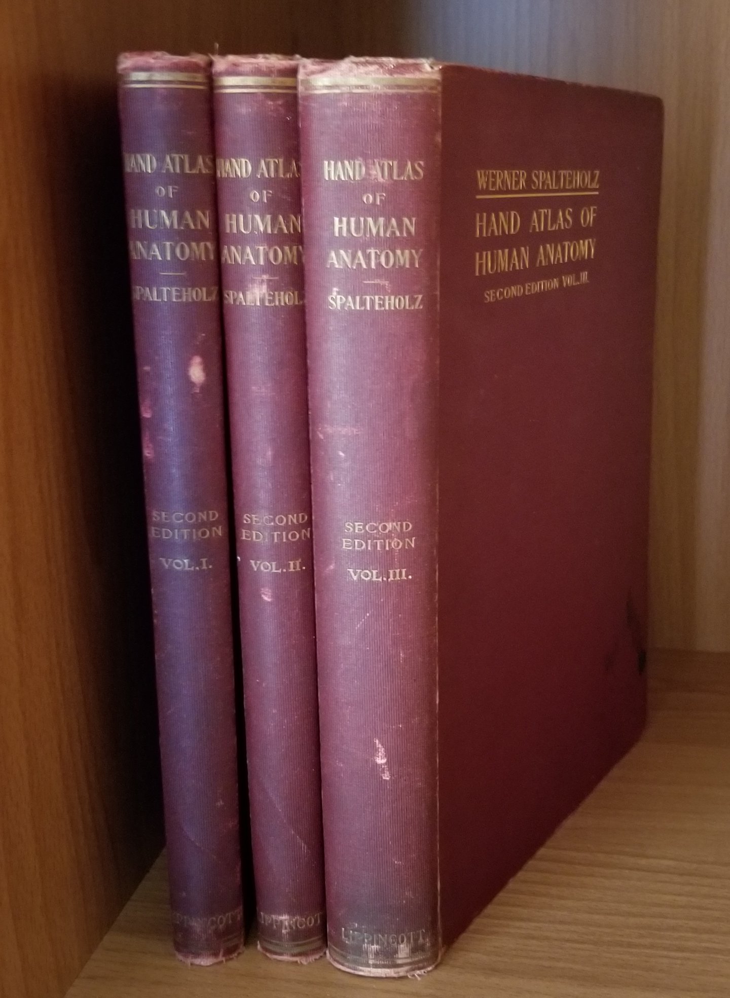 Image for Hand Atlas of Human Anatomy. Vols. I,II,III. Set.