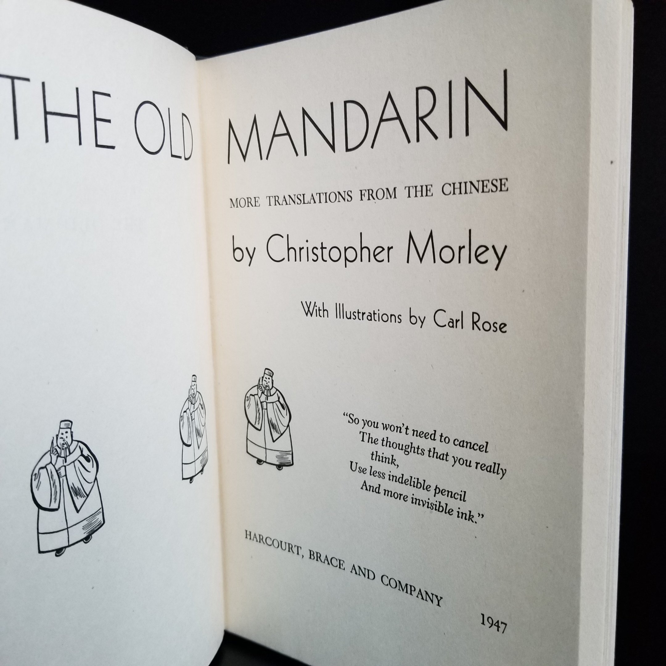 Image for The Old Mandarin. More Translations from the Chinese.